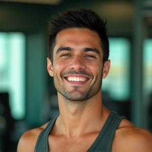Retrato de Carlos Sánchez, entrenador personal en AndinaPulse Fitness.