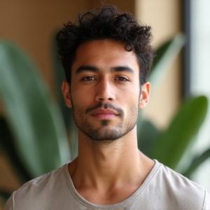 Retrato de Ricardo Mejía, especialista en yoga y mindfulness.